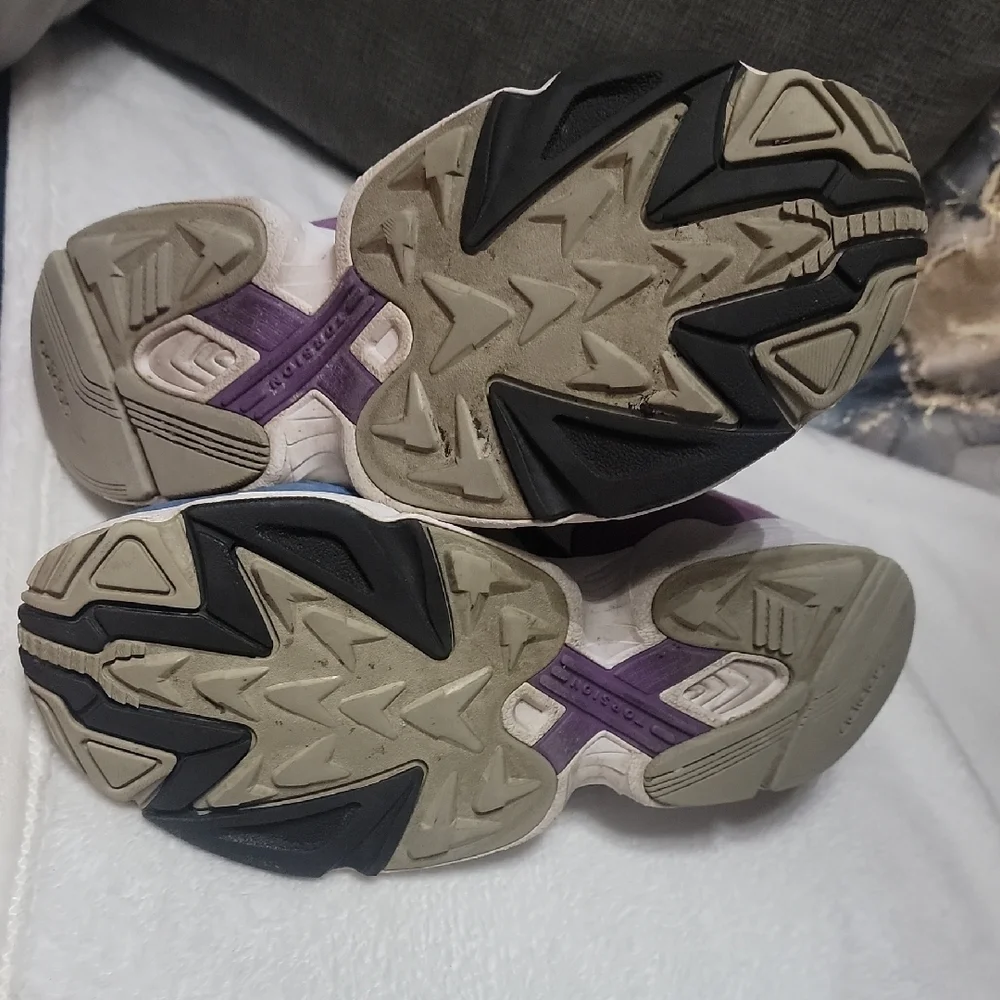 Adidas Size 8 Man Navy and Violet Sneakers Unesex - Picture 8 of 14